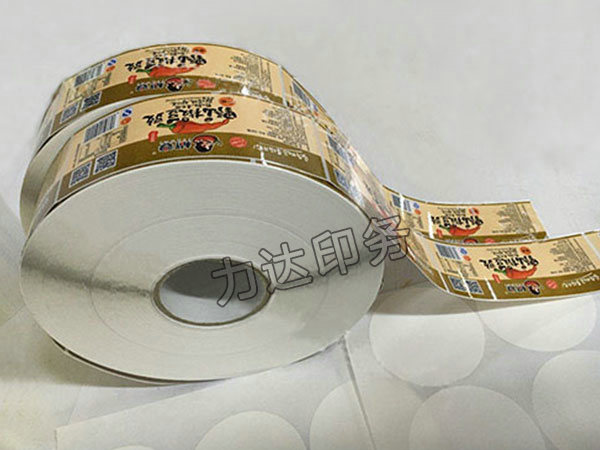 铜版纸食品标签